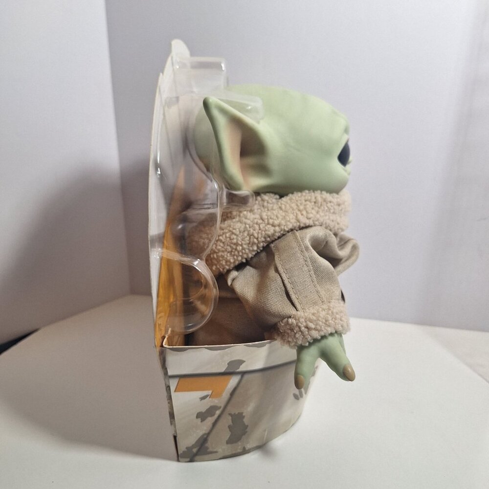 Star Wars The Mandalorian Grogu Child Baby Yoda Plush Toy 11" Disney Mattel - Picture 13 of 16